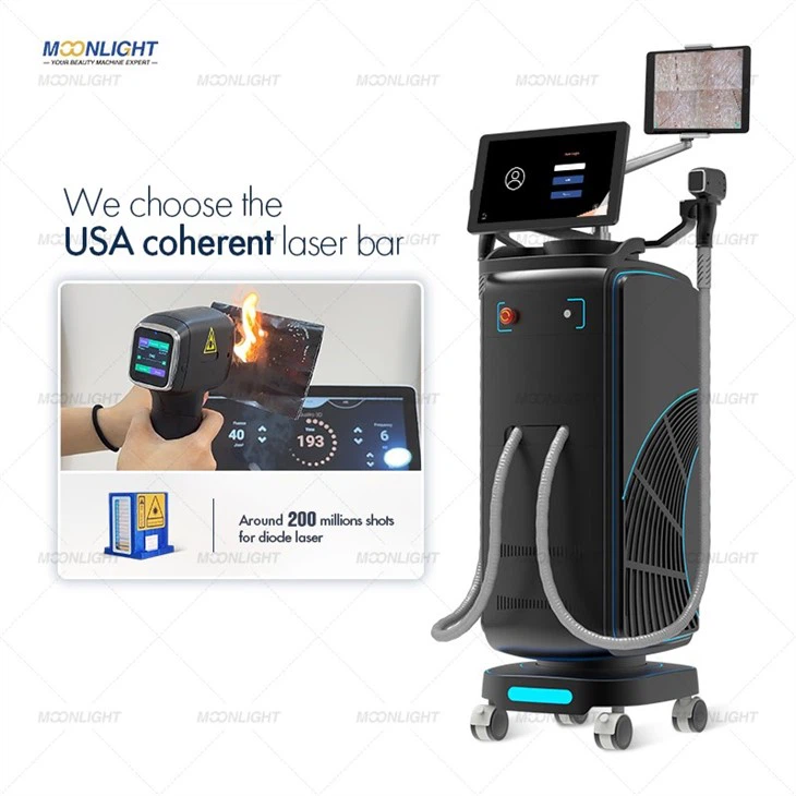 AI Pain-free Diode Laser Hair Removal Mochine